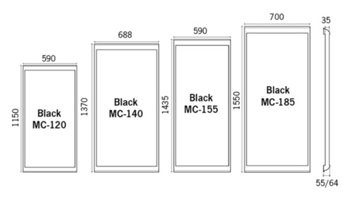 Solar complete sets Zwart MC-100 + Zwart MC-140 -