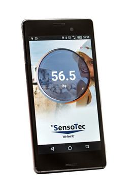 Digital tongue load scale STB 150 with Bluetooth - Orange