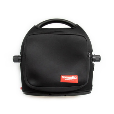nomadiQ BBQ protective cover with extra storage compartment - black