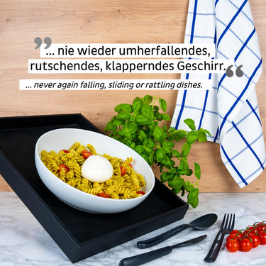 Magnetisk madskål i porcelæn - hvid