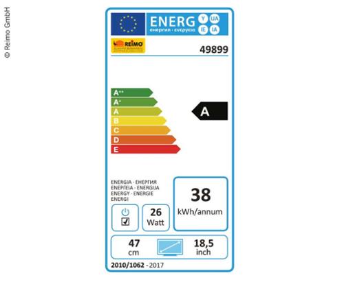 TV LED de 12 V TV LED gran angular de 18,5