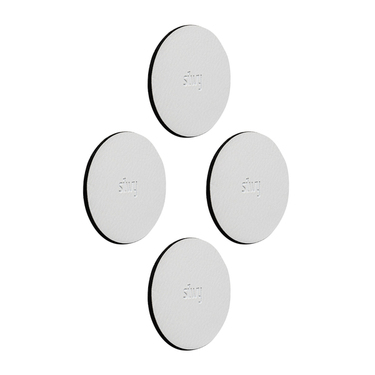 Metall-Nano-Gel-Pads; 4er Set, weiß, Ø 6,5 cm