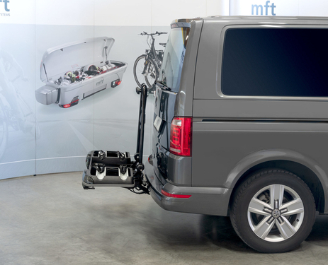 Porte-vélos BackPower pour attelage de remorque avec espace pour 2 vélos