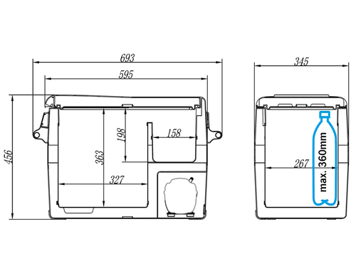 Raffreddatore a compressore Carbest CampCooler 40