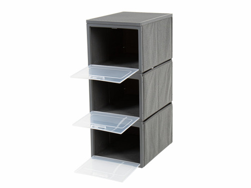 Sammenklappeligt skab Box 3 - Campingskab med 3 rum