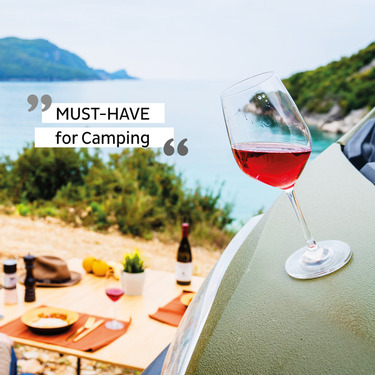 Bicchieri da vino set di 2 calamite, incl. 2 piattini a calamita