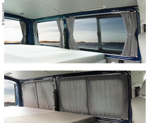 Système de rideaux bleu/noir, Renault Trafic à partir de l'année 2015