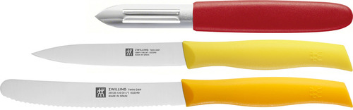 Set aus 2 Messern+Schäler