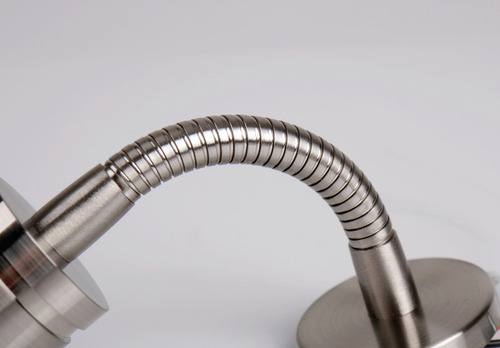 Børstet nikkelleselys 203mm lang, 1,2W, dimbar