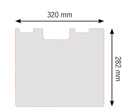 Schneidebrett 320x282x10m