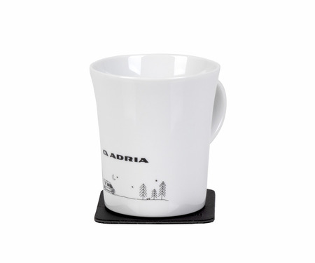 ADRIA porcelain magnetic handle cups "VAN"