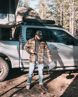 Waterport 8.0, 30L schwarz, manuelle Pumpe,mit Düse,lebensmittelecht