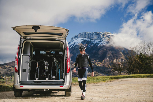 Bicycle carrier EASY IN Basic for interior, trunk, rear garage