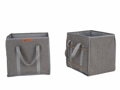 Boîtes pliantes avec poignées de transport - lot de 2