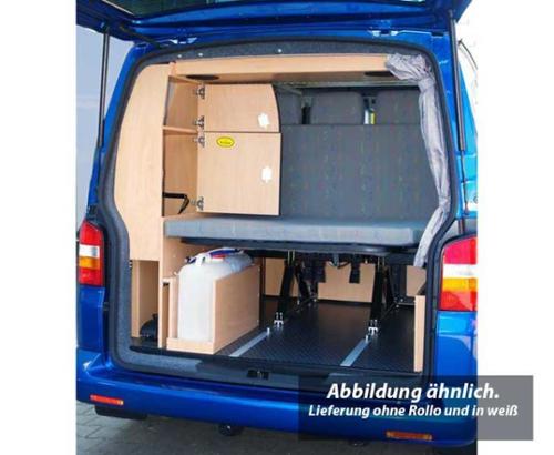 Möbelzeile TrioStyle, Hochglanz Weiß, für VW T6/5 LR, Bausatz