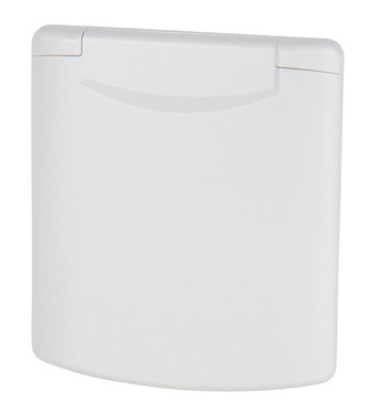 CEE indgangsstik med magnetisk lås hvid