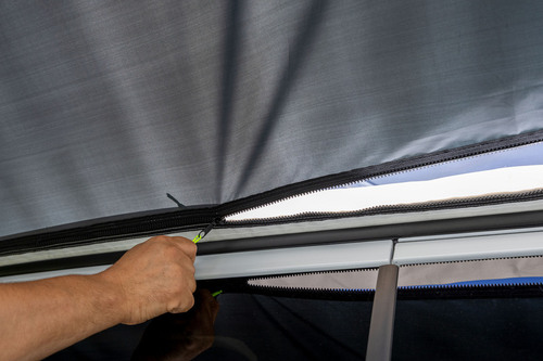 Inflatable bus awning TOUR BREEZE AIR - in 3 mounting heights -