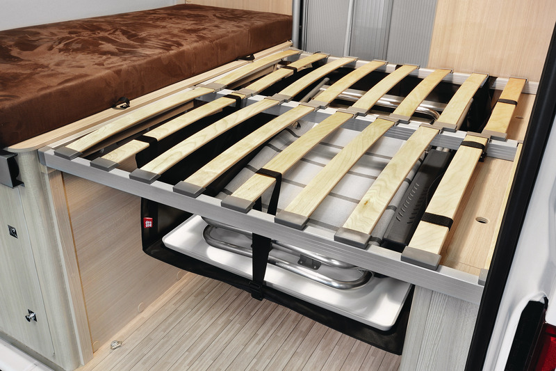 Zoombox 1, De opbergbox onder het bed, Hoogte: 20-38cm, Breedte: 75cm