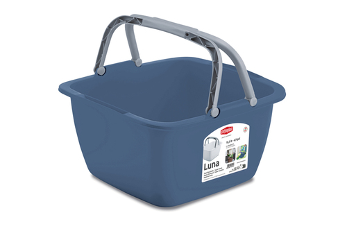 Spülschüssel Luna mit Griffen, quadratisch