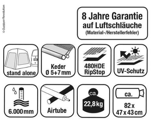 Busvorzelt Movelite 1 low