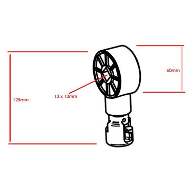 Vibratormekanisme til Omnistor 5002 5003