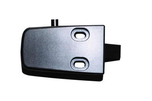 Serrure de cabinet de toilette avec verrouillage 3 points - chrome mat