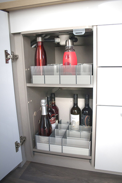 Purvario tárolósín MAXXI 8 darabos csomag - világosszürke/antracit