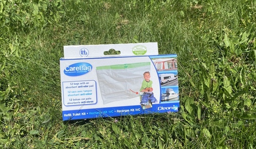 Carebag Nachfülltüten für Cleanis Falttoilette, 12 Stück mit Einleger