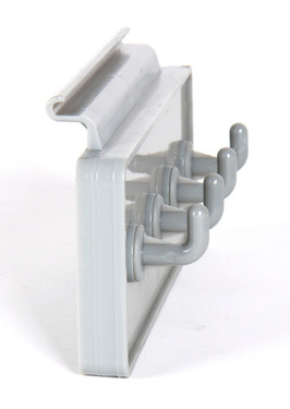 Bande à crochets pour rail de tuyauterie,