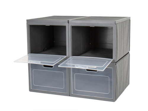 Sammenklappeligt skab Box 4 - Campingskab med 4 rum