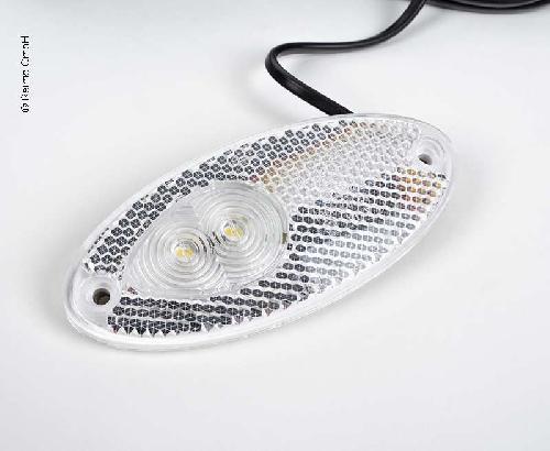 Hella LED reflex reflector lamp, crystal clear