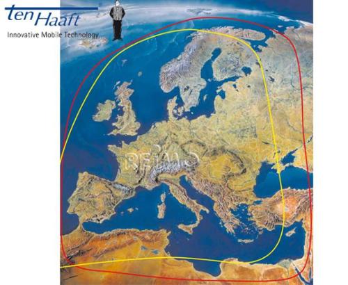 Ten Haaft Oyster 85 digital CI satellite system with skew