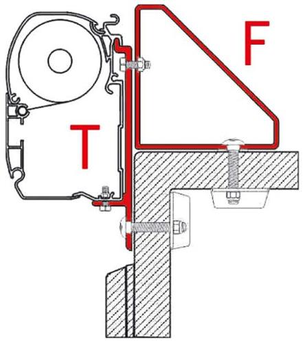 Adapter for F45i/F45iL nonstandard-mounting