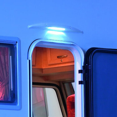 Eclairage extérieur pour caravane LED 12 V, 1,2 Watt, détecteur de mouvement inc