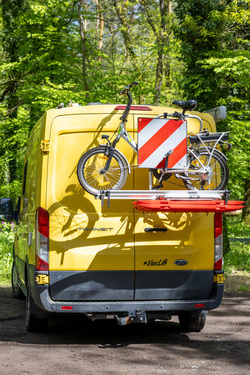 Warntafel zum Wenden