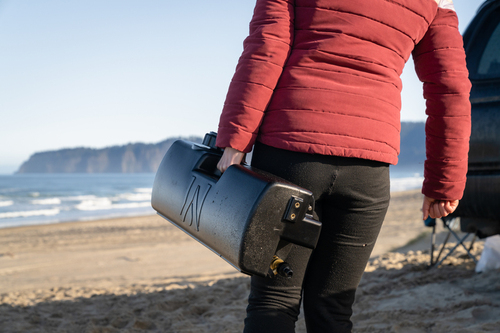 Waterport 4.0, 15L schwarz, manuelle Pumpe,mit Düse,lebensmittelecht