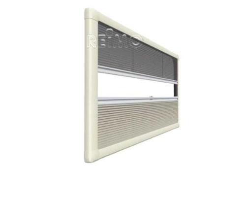 Duo pleats UCS profile set from width 900, white