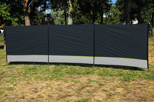 windbreak with 3 elements 500x140 cm -