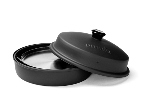 Camping Omnia® Stovetop Pizza Oven, 4-teilig, Edelstahl