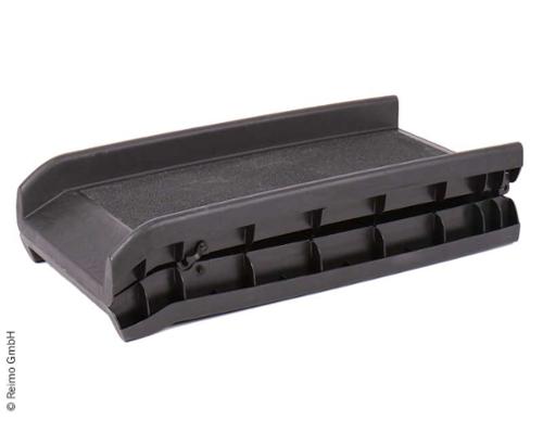 Hondenhelling ZORA tot 120kg, materiaal PP, zwart