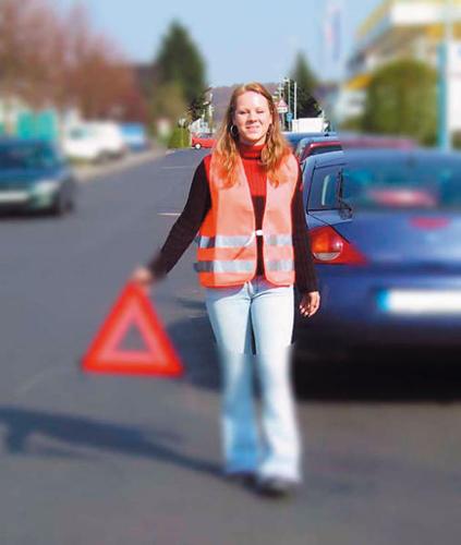 Warnweste orange Italien