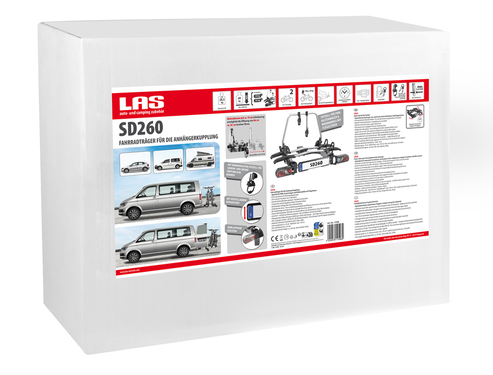 EUFAB SD 260 bagażnik z drzwiami skrzydłowymi na 2 rowery