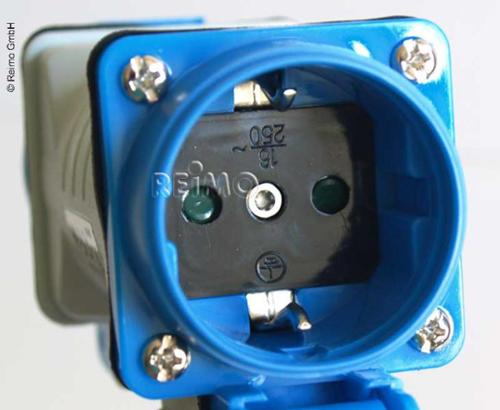 Verlängerungskabel 230V 1,5m 3x2,5mm² 1xSchukostecker auf 2xSchukokupplung