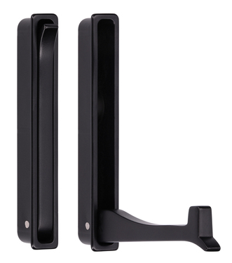 Klapphaken schwarz matt