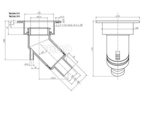 Täitetila 40mm, pikk, must