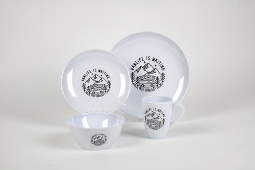 VANLIFE melamin servicesæt til 4 personer