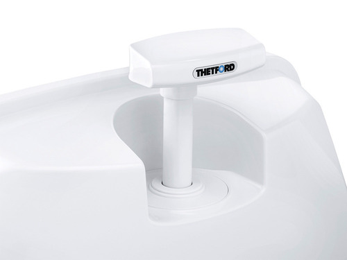 Cassette toilet C223-CW, white, manual flush, 18L