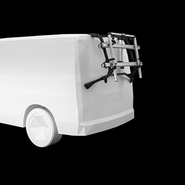 Thule WanderWay Fahrradträger für VW T6 Heckklappe, schwarz