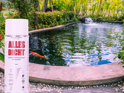 Solutions Alles Dicht spray-muovi - Valkoinen