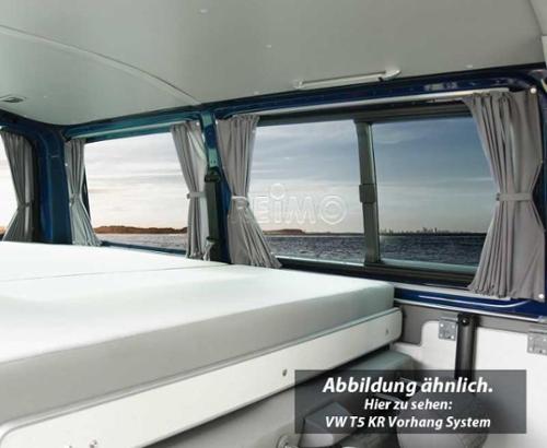 VWT5 LR gordijnsysteem grijs, ondoorzichtig, voor paneelbekleding